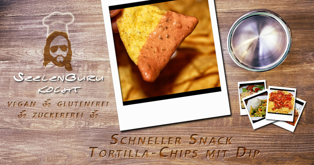 Dip für Tortilla Chips - glutenfrei, zuckerfrei und vegan Dip für Tortilla Chips - glutenfrei, zuckerfrei und vegan