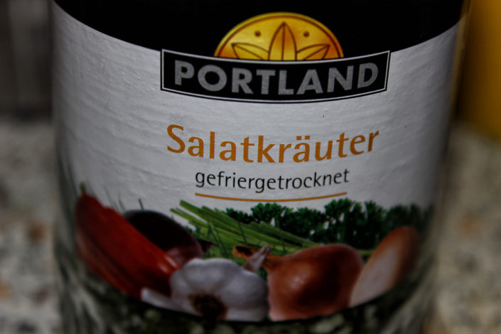 Portland Salatkräuter gefriergetrocknet Portland Salatkräuter gefriergetrocknet