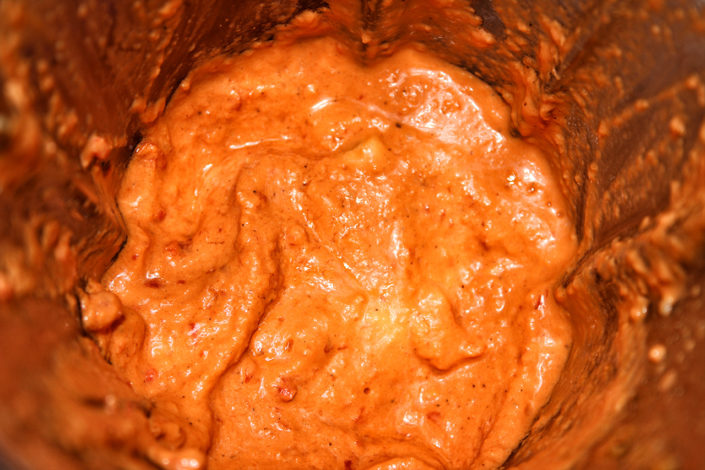 Veganes Tomaten-Paprika-Pesto